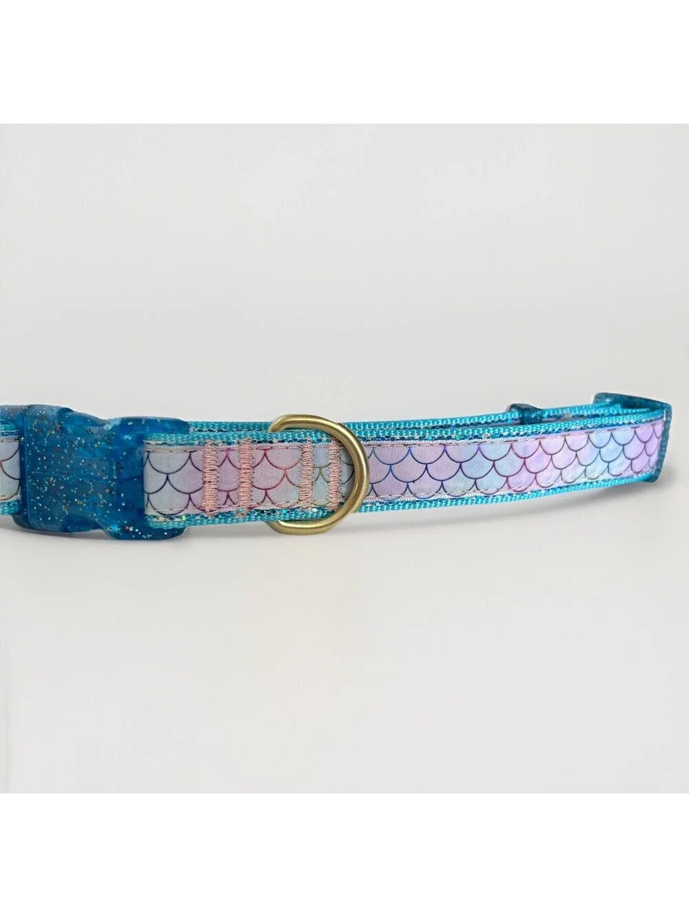 NWT Top Paw (XS) Mermaid Purple Glitter Sparkle Cute Girly Dog Puppy Collar New